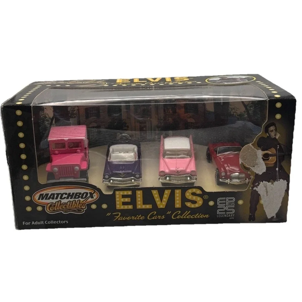 Matchbox Collectibles Elvis Presley Favorite Cars Collection 4 Car Set NIB